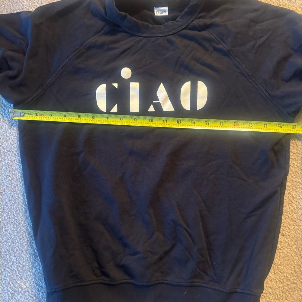 Claire V sweatshirt style tee. Great condition - Picture 8 of 8